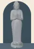 Product image 1 of the product “Standing Buddha made of Riverstone, position Namaskara , H. 150cm. ”